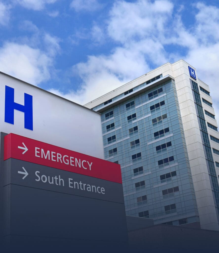 Hospital Entrance Sign