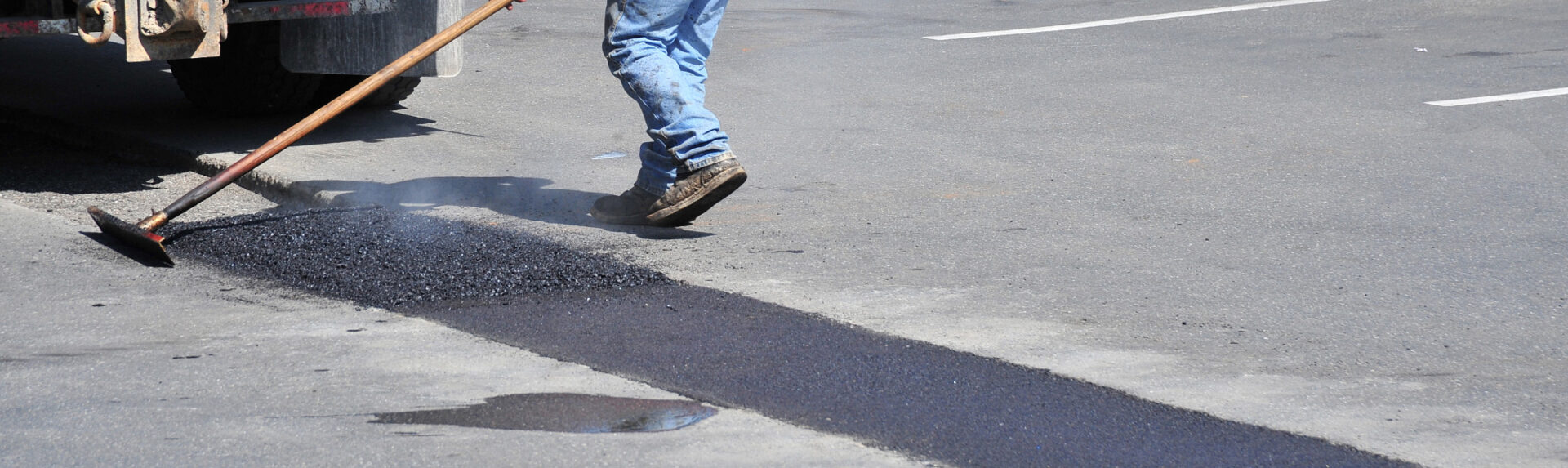 process of pothole repair