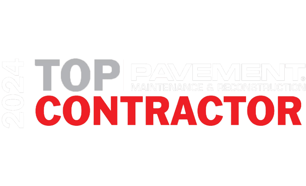2024 top pavement maintenance & reconstruction contractor badge