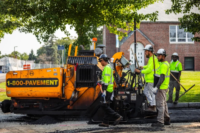 U.S. pavement workers in andover, ma
