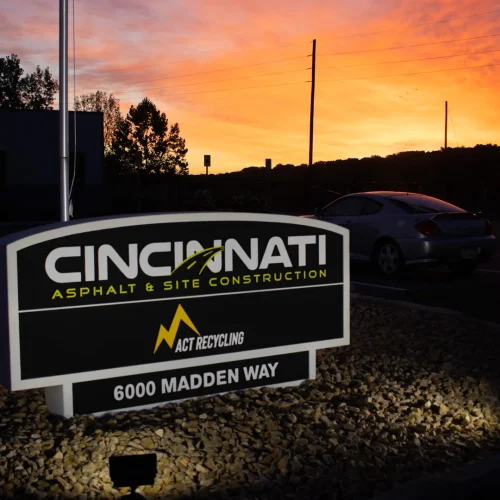 cincinnati asphalt sign