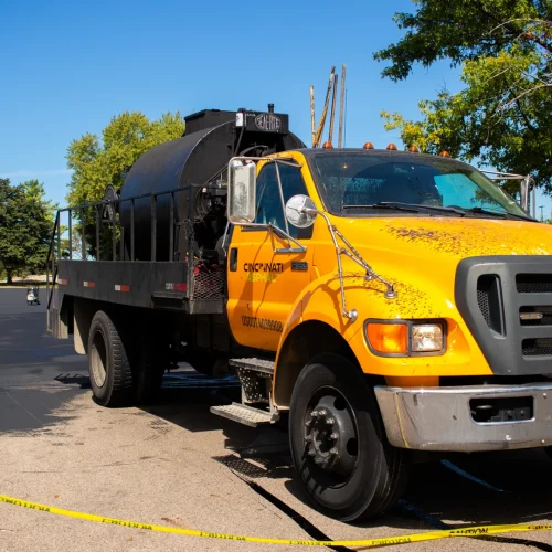 cincinnati asphalt paving truck