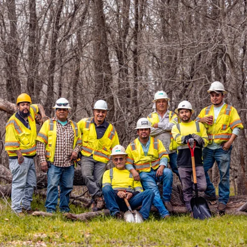 RDC Paving employees posing for the camera