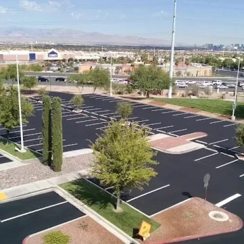 California Asphalt completed parking lot paving and line striping job.
