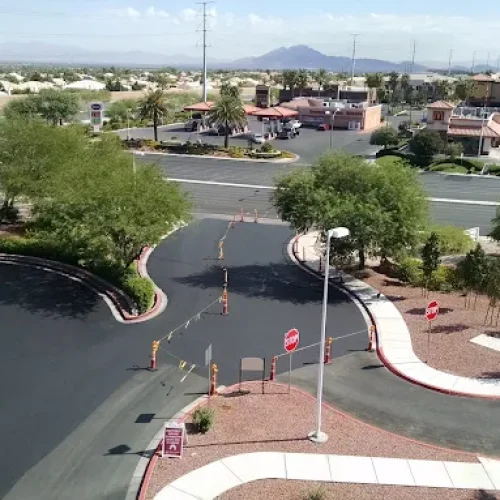 California Asphalt parking lot paving job.