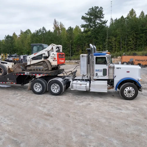 Magnum paving truck