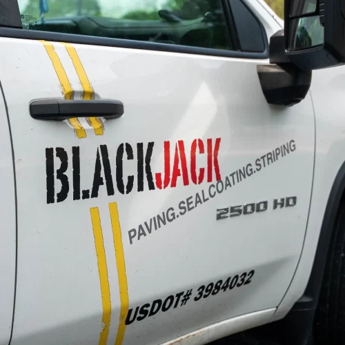 blackjack paving truck
