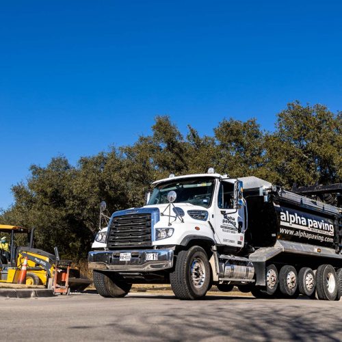 alpha paving truck