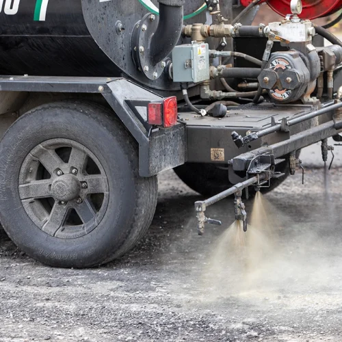 BAC paving truck