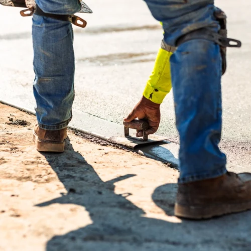 concrete and curbing